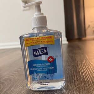 Wish Blue Label Hand Sanitizer Gel - Clear Bottle